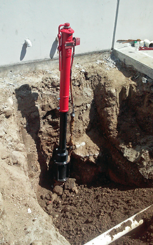 New Post Indicator Valve Replacement - CalCounties Fire Protection Inc.