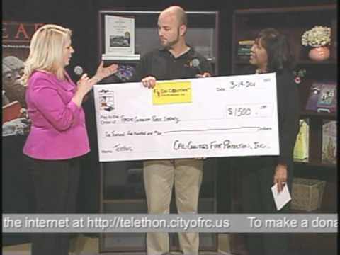 Cal Counties Fire presentation at the Library Telethon
